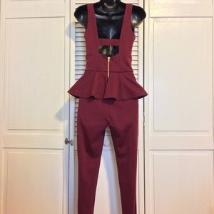 Peplum Jumpsuit